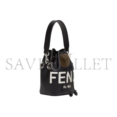FENDI MINI MON TRESOR BUCKET BAG BLACK 8BS010AC9LF1L2Z (18*12*10m)